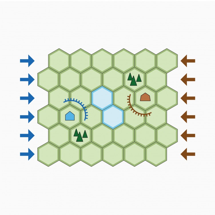 Mapa: Primeira Batalha