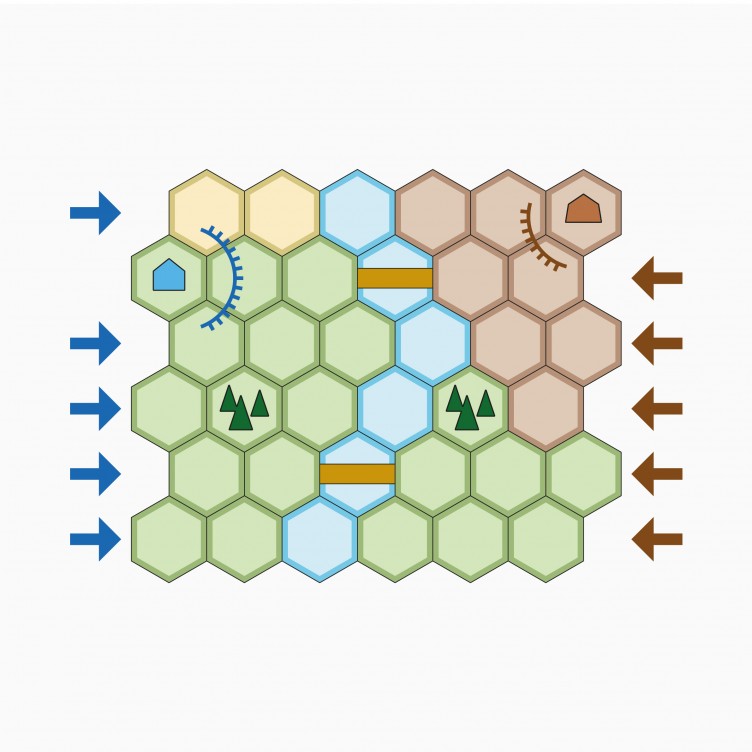 Mapa: Duas Pontes