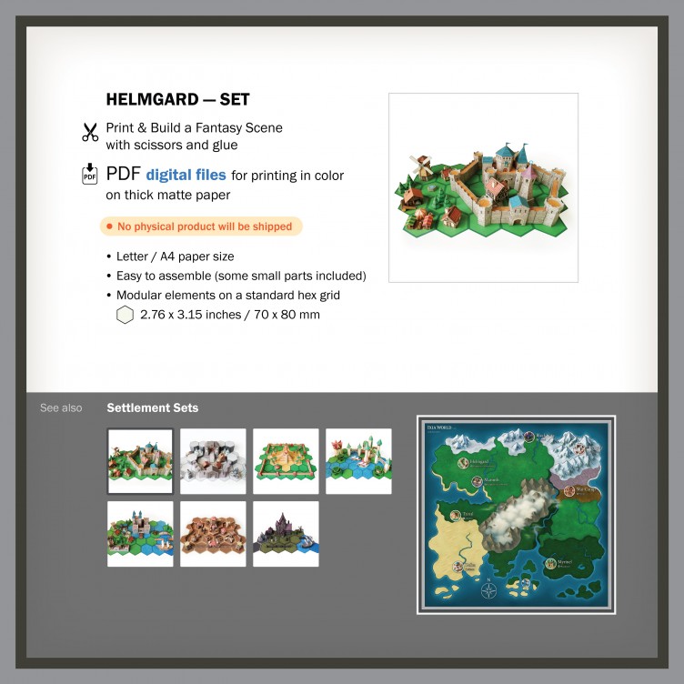 Helmgard – Conjunto de Cidade Medieval Helmgard – Conjunto de Cidade Medieval
