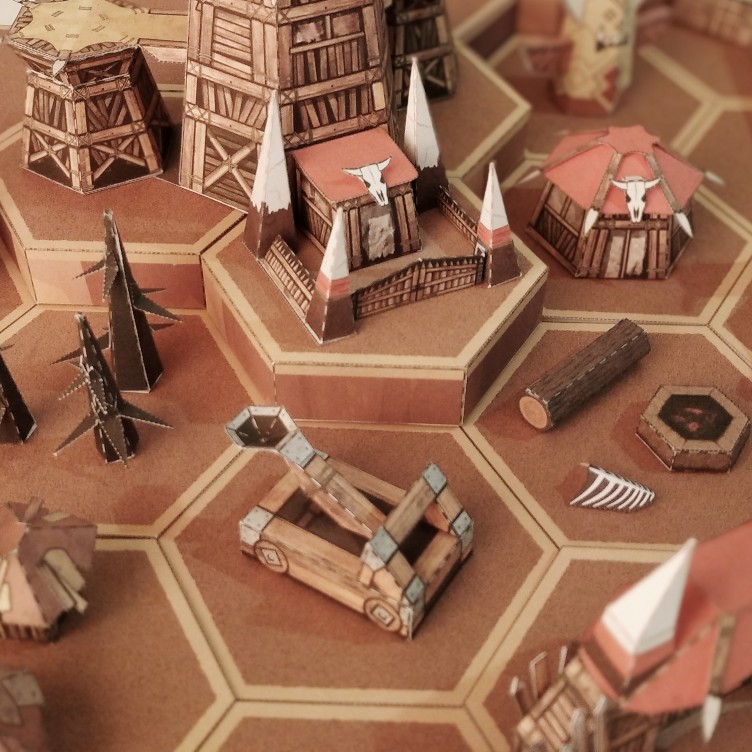 Acampamento de Guerra – Assentamento Orc Acampamento de Guerra – Assentamento Orc