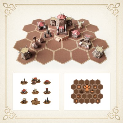 Conjunto Acampamento de Orcs