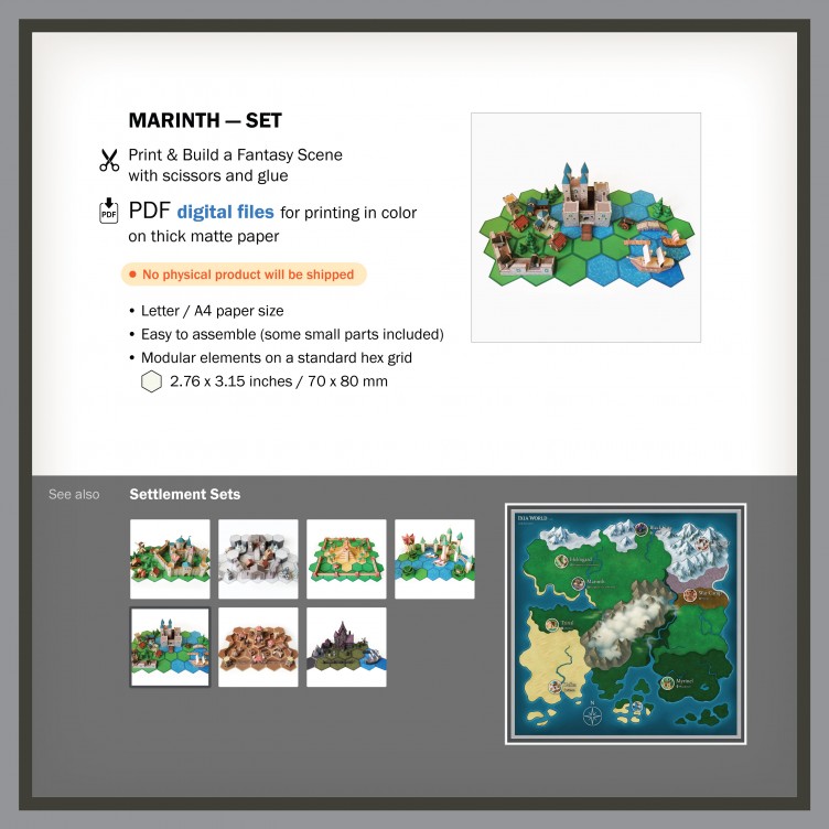 Marinth – Conjunto de Cidade Medieval Marinth – Conjunto de Cidade Medieval