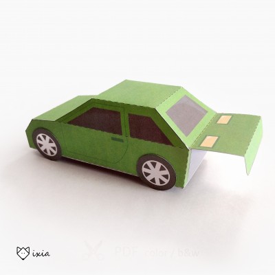 CAR Type A. Paper Toy / Gift Box