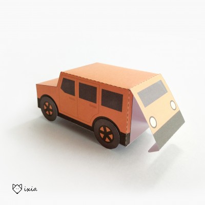 CAR Type B. Paper Toy / Gift Box