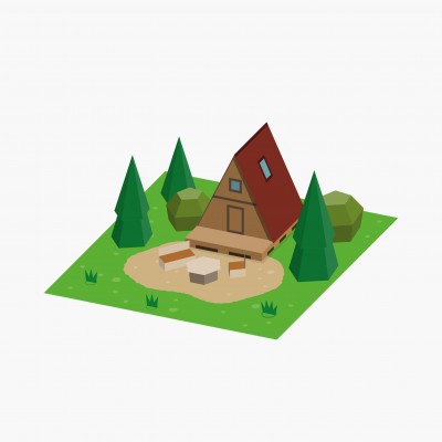 Pequena Casa na Floresta