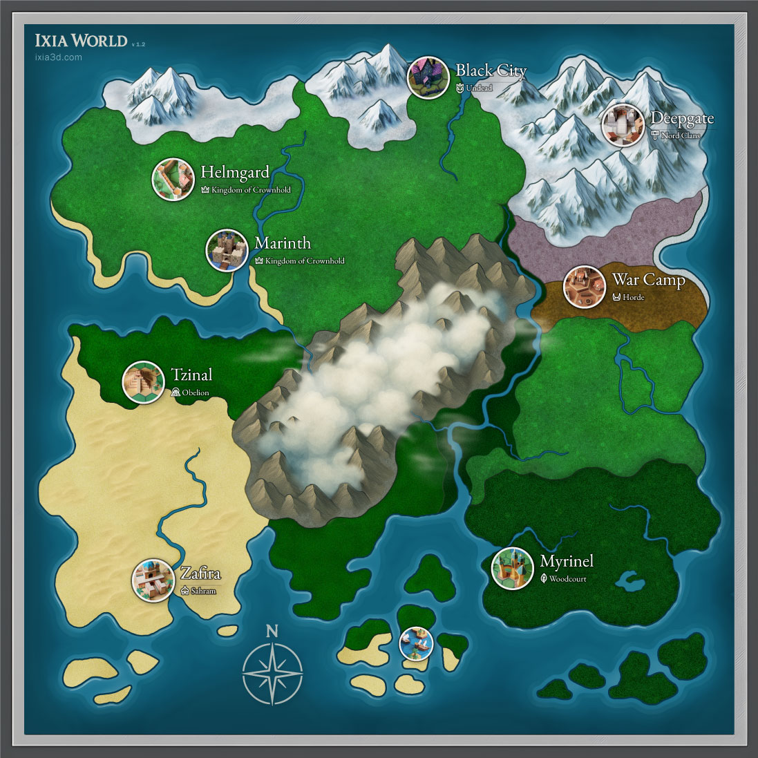 Mapa Mundial de Ixia Expandido — Versão 1.2