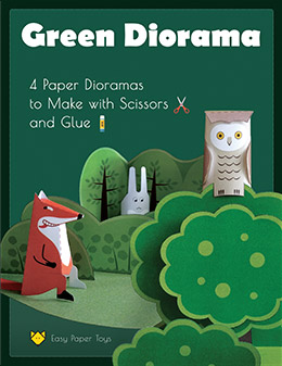 Livro de exercícios de Diorama Verde